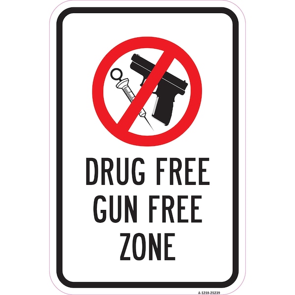 Signmission Safety Sign, 12 in Height, Aluminum, 18 in Length, 25239 A-1218-25239 - main